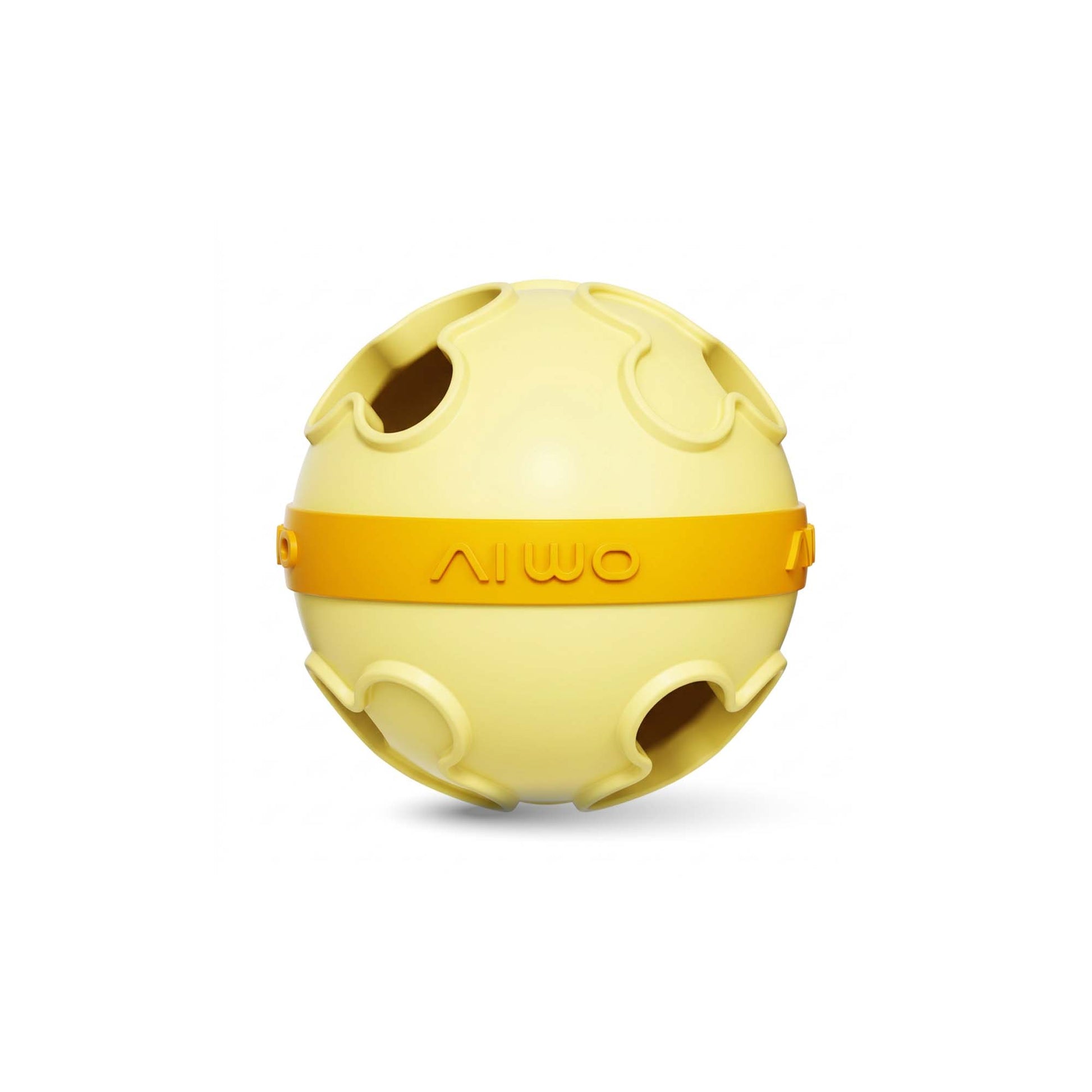 Easy-fill treat dispenser dog toy – wide opening for kibble or treats, food-grade TPR for safe solo or interactive play
